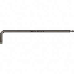 Wera - T27 Torx Key - L-Key Long Arm Handle, Black Oxide Finish, 172mm OAL - Americas Industrial Supply
