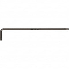 Wera - T10 Torx Key - L-Key Long Arm Handle, Black Oxide Finish, 112mm OAL - Americas Industrial Supply