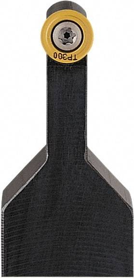 Seco - SRDC, Neutral Cut, 16mm Shank Height x 16mm Shank Width, Neutral Rake Indexable Turning Toolholder - 100mm OAL, RCMT 0602 Insert Compatibility, Series Screw Lock - Americas Industrial Supply