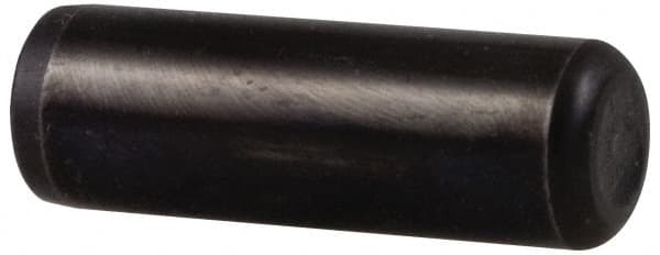 Holo-Krome - 1/8" Diam x 1/2" Pin Length 4000 Alloy Steel Oversized Dowel Pin - Black Luster Finish, C 47-58 & C 60 (Surface) Hardness, 1 Beveled & 1 Rounded End - Americas Industrial Supply
