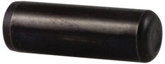 Holo-Krome - 1/4" Diam x 1-1/4" Pin Length 4000 Alloy Steel Oversized Dowel Pin - Black Luster Finish, C 47-58 & C 60 (Surface) Hardness, 1 Beveled & 1 Rounded End - Americas Industrial Supply
