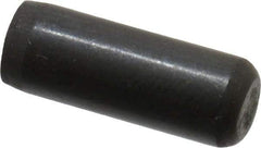 Holo-Krome - 3/16" Diam x 1/2" Pin Length 4000 Alloy Steel Oversized Dowel Pin - Black Luster Finish, C 47-58 & C 60 (Surface) Hardness, 1 Beveled & 1 Rounded End - Americas Industrial Supply