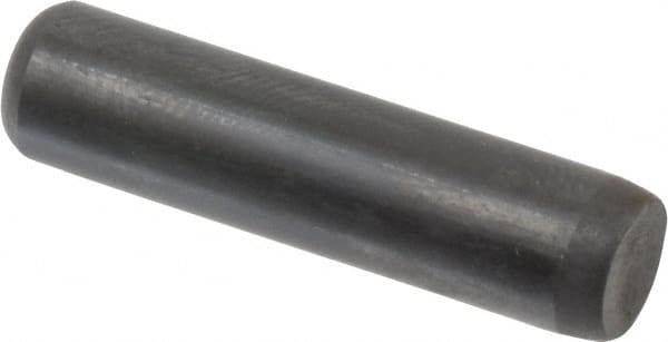 Holo-Krome - 1/4" Diam x 1" Pin Length 4000 Alloy Steel Oversized Dowel Pin - Black Luster Finish, C 47-58 & C 60 (Surface) Hardness, 1 Beveled & 1 Rounded End - Americas Industrial Supply