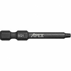 Apex - 1/4" Power Bit - 1/4" Drive, 2" OAL - Americas Industrial Supply