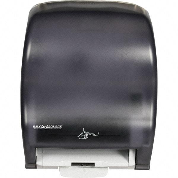 PRO-SOURCE - Hands Free, Plastic Paper Towel Dispenser - 1 Roll 8", Black - Americas Industrial Supply