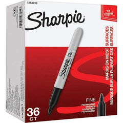Sharpie - Markers & Paintsticks Type: Permanent Color: Black - Americas Industrial Supply