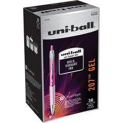 Uni-Ball - Pens & Pencils Type: Retractable Gel Color: Black - Americas Industrial Supply