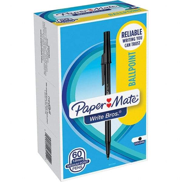 Paper Mate - Pens & Pencils Type: Ball Point Pen Color: Black - Americas Industrial Supply