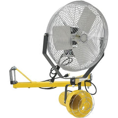 Vestil - Dock Light Accessories Type: Double Arm Strut Light/Fan For Use With: LL-SAI-40 Light; Fan; Brackets & Wiring - Americas Industrial Supply