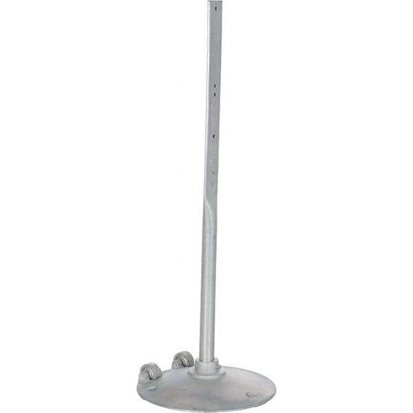 Vestil - 17-3/8" Wide x 48" High Sign Compatiblity, Steel Sign Stand - Silver - Americas Industrial Supply