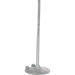 Vestil - 17-3/8" Wide x 48" High Sign Compatiblity, Steel Sign Stand - Silver - Americas Industrial Supply