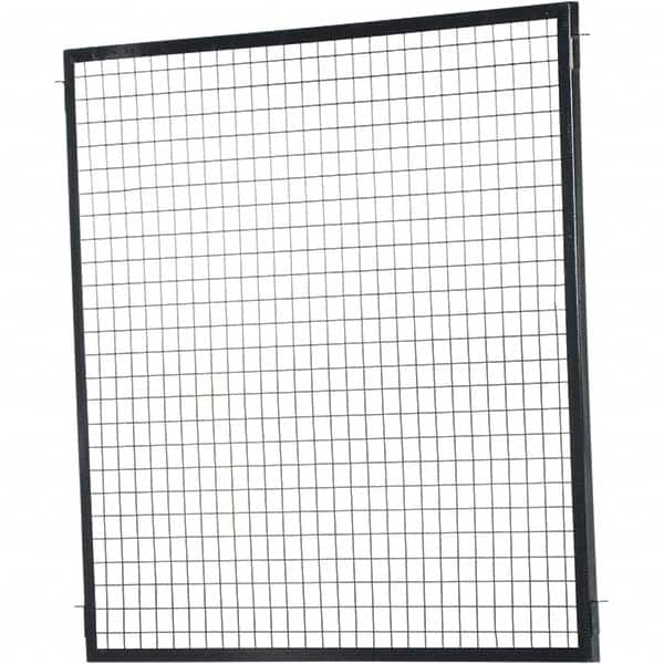 Vestil - 5' Long x 5' High, Black Hinged Door - Americas Industrial Supply