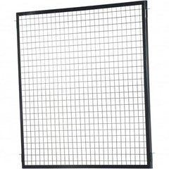 Vestil - 5' Long x 5' High, Black Hinged Door - Americas Industrial Supply