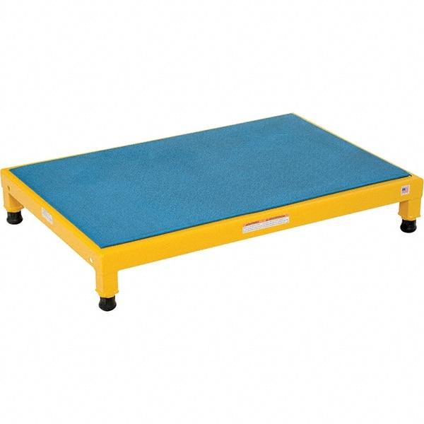 Vestil - 5" High x 24" Wide x 36" Deep, Yellow Step Stand - Steel, 500 Lb Capacity - Americas Industrial Supply