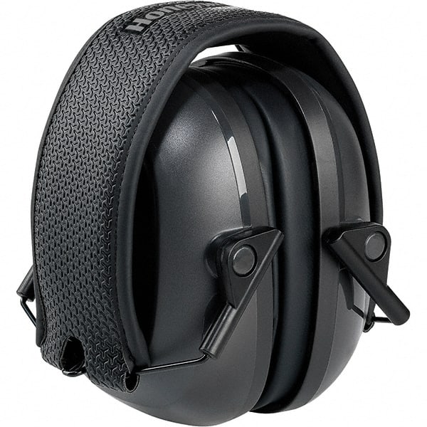 Howard Leight - 24 NRR, Over Head Adjustable Padded Conductive Folding Earmuffs - Americas Industrial Supply