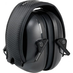 Howard Leight - 24 NRR, Over Head Adjustable Padded Conductive Folding Earmuffs - Americas Industrial Supply