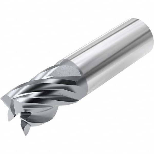 Niagara Cutter - 5/8", 2-1/8" LOC, 5/8" Shank Diam, 4" OAL, 5 Flute, Solid Carbide Square End Mill - Americas Industrial Supply