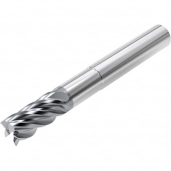 Niagara Cutter - 1/2", 5/8" LOC, 1/2" Shank Diam, 6" OAL, 5 Flute, Solid Carbide Square End Mill - Americas Industrial Supply