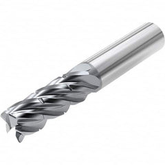 Niagara Cutter - 5/8" Diam 5 Flute Solid Carbide 0.0312" Corner Radius End Mill - Americas Industrial Supply
