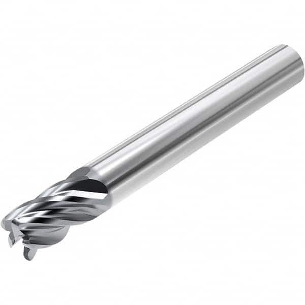 Niagara Cutter - 3/8" Diam 5 Flute Solid Carbide 0.0156" Corner Radius End Mill - Americas Industrial Supply