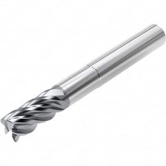 Niagara Cutter - 1/4" Diam 5 Flute Solid Carbide 0.0312" Corner Radius End Mill - Americas Industrial Supply