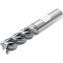 Niagara Cutter - 5/8" Diam 5 Flute Solid Carbide 0.0312" Corner Radius End Mill - Americas Industrial Supply