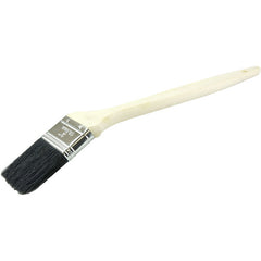 2″ Bent Radiator Brush, Black Bristle, 2-1/4″ Bristle Length, Wood Handle - Americas Industrial Supply