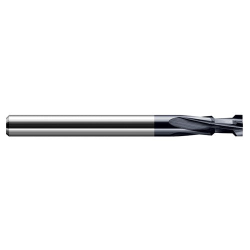 Chamfer Cutters - 0.5100″ Max Opening Width × 0.5000″ (1/2″) Shank Diameter × 90° Included Carbide Plate Chamfer, 4 Flutes, AlTiN Coated