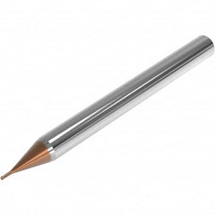 Seco - 3mm Diam, 3mm LOC, 2 Flute Solid Carbide Ball End Mill - HXT Finish, Single End, 50mm OAL, 4mm Shank Diam, Spiral Flute - Americas Industrial Supply