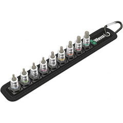 Wera - Hex & Torx Bit Socket Sets Type: Hex Bit Socket Set Drive Size: 1/4 - Americas Industrial Supply