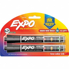 Expo - Dry Erase Markers & Accessories; Display/Marking Boards Accessory Type: Dry Erase Markers ; For Use With: Dry Erase Marker Boards ; Detailed Product Description: Expo Ink Indicator Chisel Tip Dry Erase Marker 2/Pk ; Color: Black - Americas Industrial Supply