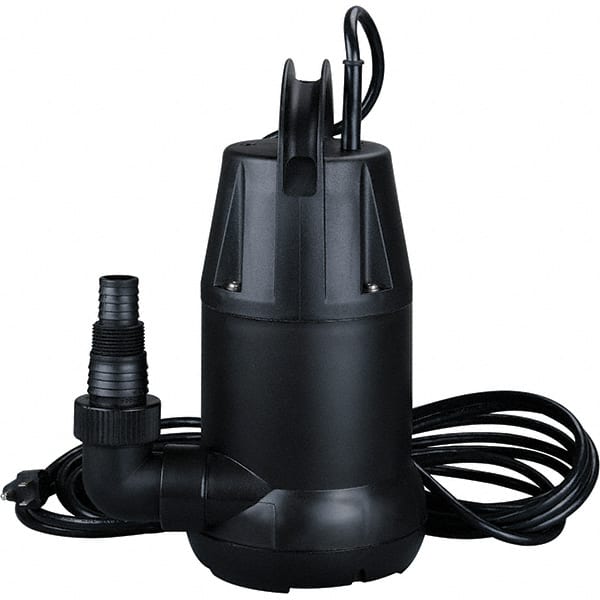 Value Collection - 1/4 hp, 1.5 Amp Rating, 120 (60 Hz) Volt, 60 Hz, Hand Operated Submersible Pump - Americas Industrial Supply