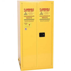 Eagle - Safety Cabinets Hazardous Chemical Type: Corrosive Chemicals Color: Yellow - Americas Industrial Supply