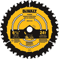 DeWALT - Wet & Dry-Cut Saw Blades   Blade Diameter (Inch): 6-1/2    Blade Material: Tungsten Carbide-Tipped - Americas Industrial Supply