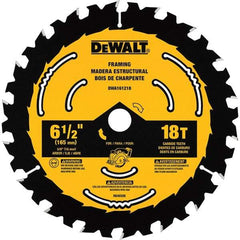 DeWALT - Wet & Dry-Cut Saw Blades   Blade Diameter (Inch): 6-1/2    Blade Material: Tungsten Carbide-Tipped - Americas Industrial Supply