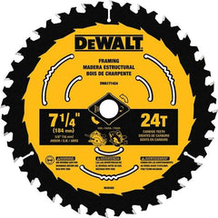 DeWALT - Wet & Dry-Cut Saw Blades   Blade Diameter (Inch): 7-1/4    Blade Material: Tungsten Carbide-Tipped - Americas Industrial Supply