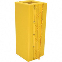 Vestil - 3" High, Column Protector - Fits 8" Columns, Yellow - Americas Industrial Supply