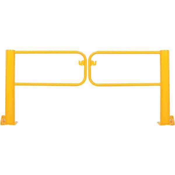 Vestil - Steel Rail Safety Gate - 96-1/16" Wide x 8" Door Height, - Americas Industrial Supply