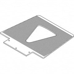Wesco Industrial Products - 16-1/2" Wide x 13.4" Deep Hand Truck Toe Plate - 375 Lb Load Capacity - Americas Industrial Supply