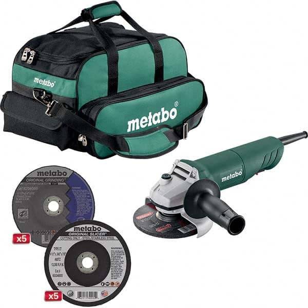 Metabo - Angle & Disc Grinders Type of Power: Corded Wheel Diameter (Inch): 4-1/2 - Americas Industrial Supply