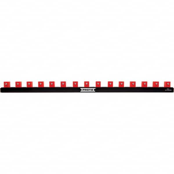 Stanley - Socket Holders & Trays Type: Clip Rail Drive Size: 1/2 - Americas Industrial Supply