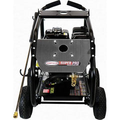 Simpson - Gas, 12 hp, 4,400 psi, 4 GPM, Cold Water Pressure Washer - AAA Triplex, 50' x 3/8" Hose - Americas Industrial Supply