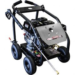 Simpson - Gas, 7.9 hp, 4,000 psi, 3.5 GPM, Cold Water Pressure Washer - AAA Triplex, 50' x 3/8" Hose - Americas Industrial Supply