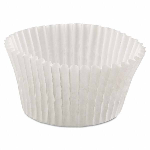 Hoffmaster - Fluted Bake Cups, 4 1/2 Diam x 1 1/4h, White, 500/Pack, 20 Pack/Carton - Americas Industrial Supply