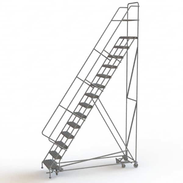 TRI-ARC - Rolling & Wall Mounted Ladders & Platforms Type: All-Directional Ladder Style: Rolling Safety Ladder - Americas Industrial Supply