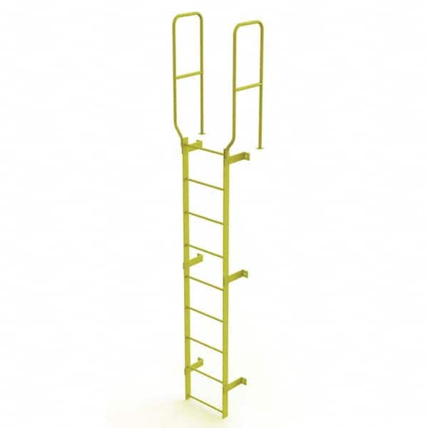 TRI-ARC - Rolling & Wall Mounted Ladders & Platforms Type: Fixed Ladder Style: Safety Cage - Americas Industrial Supply