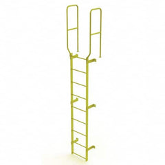 TRI-ARC - Rolling & Wall Mounted Ladders & Platforms Type: Fixed Ladder Style: Safety Cage - Americas Industrial Supply