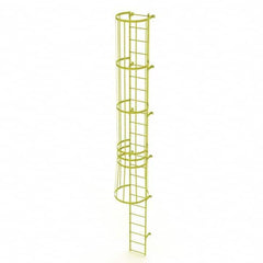 TRI-ARC - Rolling & Wall Mounted Ladders & Platforms Type: Fixed Ladder Style: Safety Cage - Americas Industrial Supply