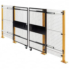 Husky - 8' Wide x 6' High, Double Sliding Door for Temporary Structures - Americas Industrial Supply