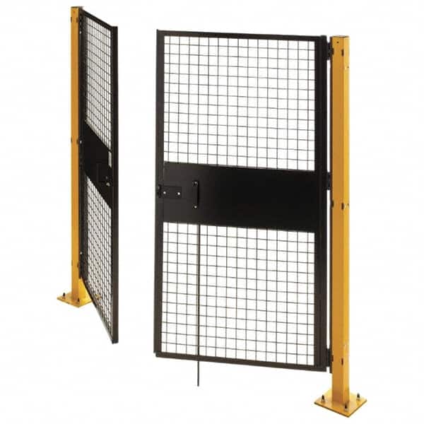 Husky - 8' Wide x 6' High, Swing Door for Temporary Structures - Americas Industrial Supply